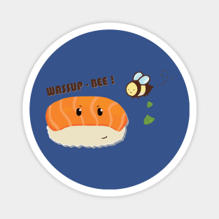 sushi poops wasabi 3 Magnet